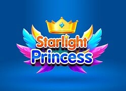 Starlight Princess logo with crown and colorful wings for online casino games.